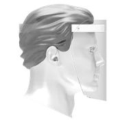Disposable Personal Face Shield with Foam – 100 Pack