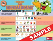 1-2-3 Chat With Me: Au restaurant French Chat Mats - Download
