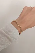 Boyfriend Paperclip Chain Bracelet by Layer the Love