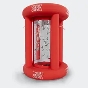 Round Inflatable Money Booth