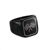 C2 Corvette Black Signet Ring (K189B-C2)