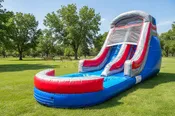 16 Foot Marble Magic Commercial Inflatable Water Slide - WS8218
