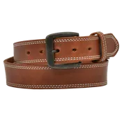 3D Belt Company Men's Brown Harness Double Stitch Belt D1137-BELT