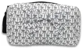 0126-BAG-QLTD-COSMO-BOW-BLKBOW Simply Southern Cosmetic Bag 0