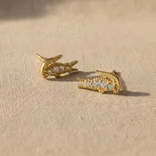 Alligator Stud Earrings
