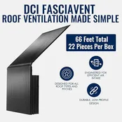 FasciaVent - Attic intake ventilation for any pitch roof