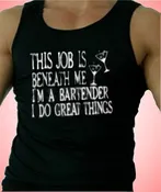 BARTENDER Tank Top M 213