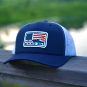 American Navy/White Mesh Hat