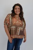 Artisanal Dolman Sleeve Top