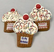 BIRTHDAY CUPCAKE COOKIES
