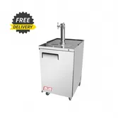 23" One Door, 1 Keg Draft Beer Dispenser Stainless