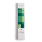 10" Stripe and Glow Multi Layer Taper - Green