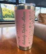 Nobody Fights Alone Tall Tumbler — Progressive Printers Inc.
