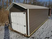 8x24 A-Frame Snowmobile Storage Shed #2071 - Stoney Ridge Store