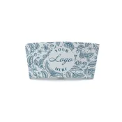 Premium White Embossed Sleeves