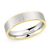 6mm rose and white satin band