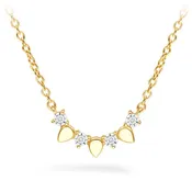 0.1 ctw. Aerial Solar Eclipse Pendant in 18K White Gold