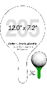 Golf Ball (On Tee) Shape