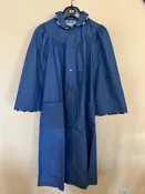 New Arrival!  Light Blue Yarn Dye Housecoat with Trim