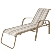 Anna Maria Sling Chaise Lounge with Arms