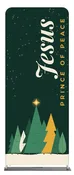Tension Fabric Display - Mid-Century Pines - Jesus