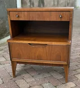 walnut nightstand — Dig This