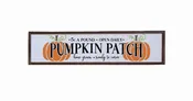 24x6 Pumpkin Patch Home Decor Sign