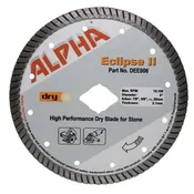 Alpha DEE007 Eclipse II 7 Granite Dry Diamond Blade