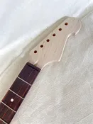 S-Style Replacement Neck / 2 pc. Maple &amp;amp; Indian Rosewood / Chunky C (#GIN-4140)