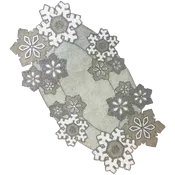Beaded Snowflake Runner
