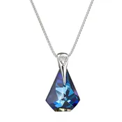 Blue Czech Crystal Necklace by Preciosa