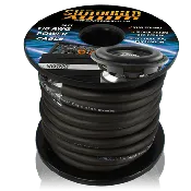 1/0 BLACK 50' Tinned OFC Oxygen Free Copper Power Cable