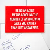 Being an adult... Magnet