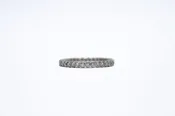 Diamond bezel set eternity band