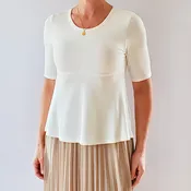 Flowy Crew Mastectomy Top