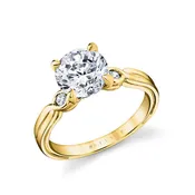 0.06TW Bezel Set Engagement Ring
