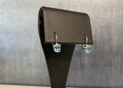 14kw Blue Zircon Earrings