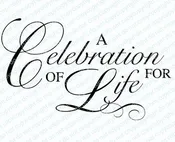 A Celebration of Life For Funeral Program Title