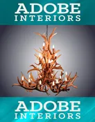 18 Light Elk & Fallow Antler Chandelier 54″ x 54″