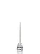10" White Taper Candles – Set of 12