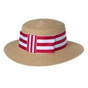 Backbow Stripe Boater