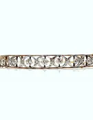 Antique Edwardian Diamond Bangle Bracelet