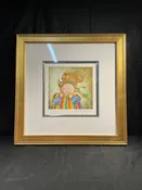 Framed Lithograph "Premiers Compagnons" ~ Signed Limited Edition by Graciela Rodo Boulanger — Little Giant Comics & Collectibles