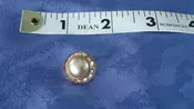 Classic Pearl & Rhinestone Button