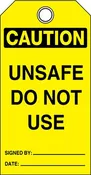CAUTION Unsafe Do Not Use