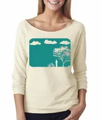 The Secret Spot Raw Edge Raglan