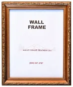 1407 Antique Walnut Filligree 1-1/4" Picture Frame