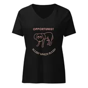 Dogenality℠ Opportunist-Women’s Bella + Canvas Relaxed V-Neck T-Shirt