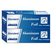 12" x 1000' Standard Aluminum Kitchen Foil Rolls 2 Counts