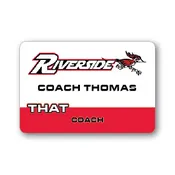 Plastic Full Color Name Badges – 2×3